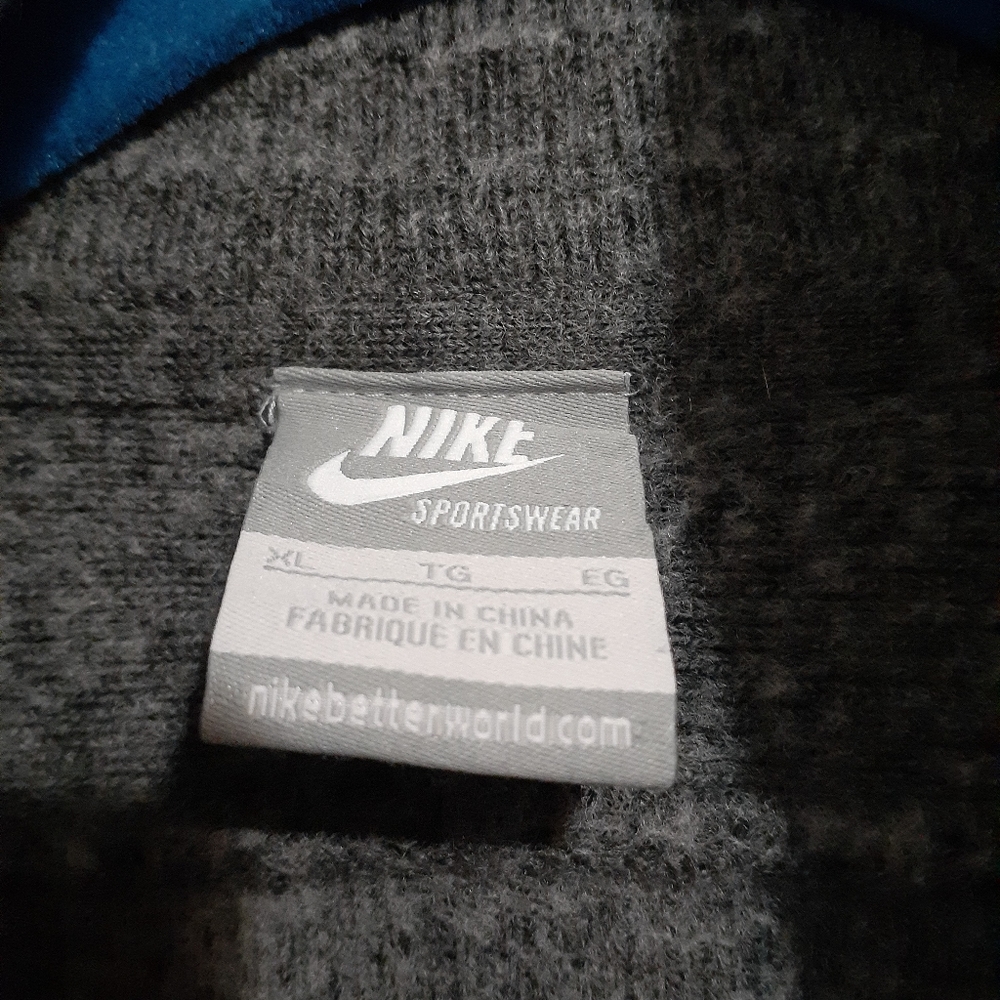 Grey Nike Wool Blend Track Jacket - Picture 5 of 9
